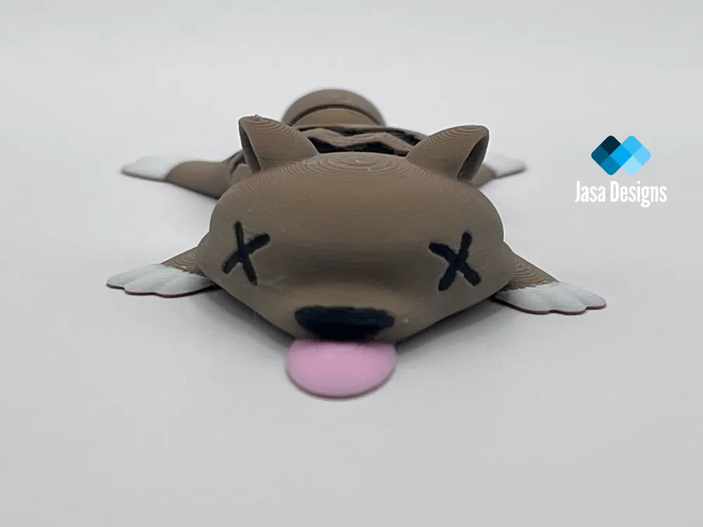 Articulated Flattened Roadkill Squirrel - Free 3D Print Model - MakerWorld