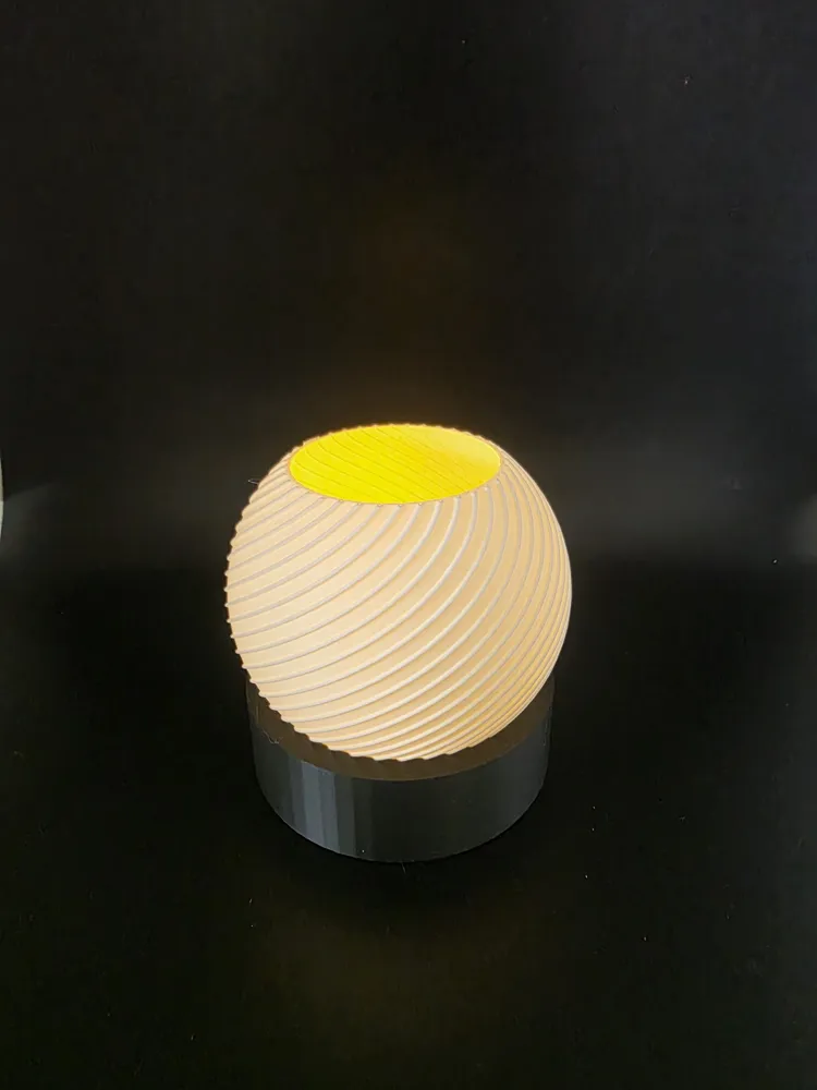 Spiral Globe Tea Light Holder - Free 3D Print Model - MakerWorld