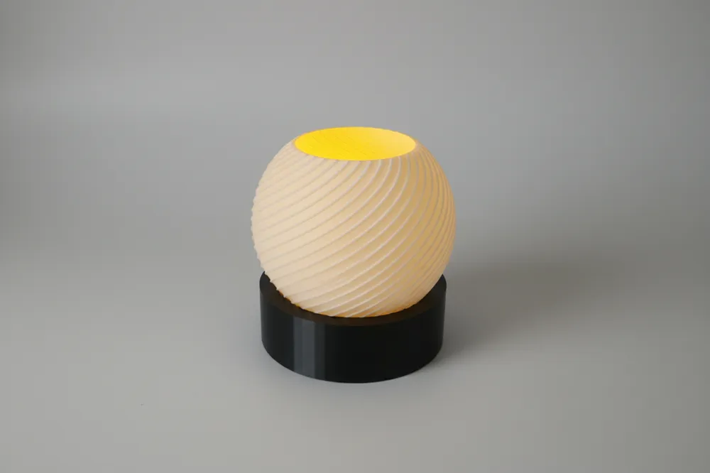 Spiral Globe Tea Light Holder - Free 3D Print Model - MakerWorld
