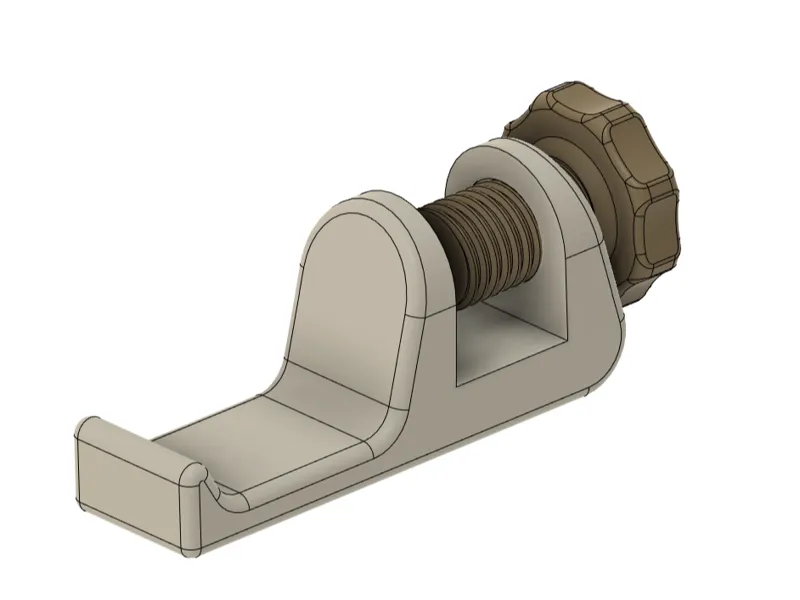 Headphones holder for vertical desk pannel