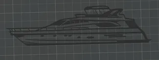 Boot/Yacht Silhouette