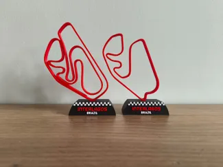 Interlagos Track Desk Trophy