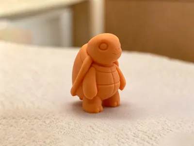 Adorable Standing Turtle:  Chibi Turtle Figurine