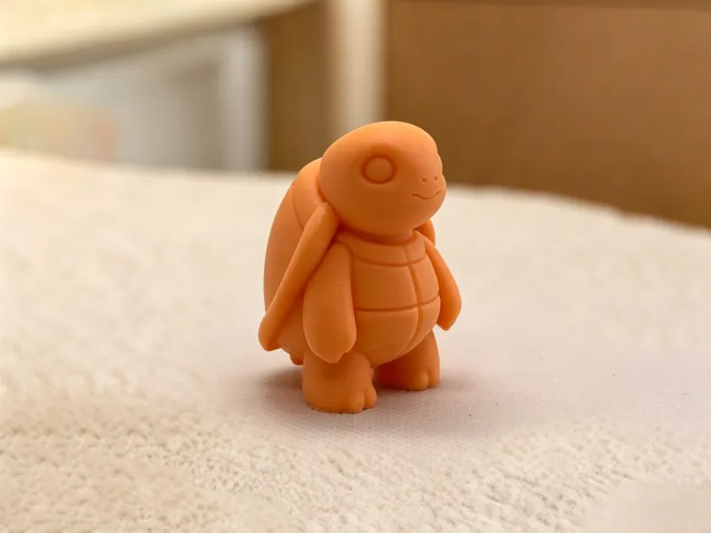 Adorable Standing Turtle:  Chibi Turtle Figurine