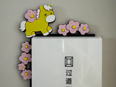 Right-angle Decoration for Romantic Fortune