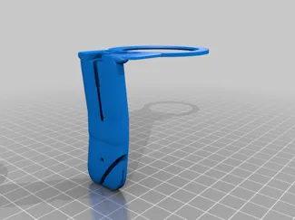 Befree water filter backpack strap holder