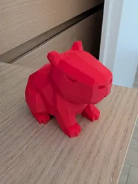 Capybara low poly détendu — photo 2