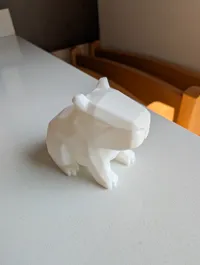 Capybara low poly détendu — photo 3