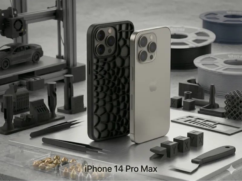 iPhone 14 Pro Max Voronoi Case