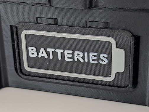Miniatura 4 do modelo 3D Gridfinity Battery Storage Box