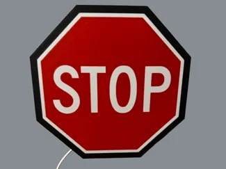 Stop Sign Light Box
