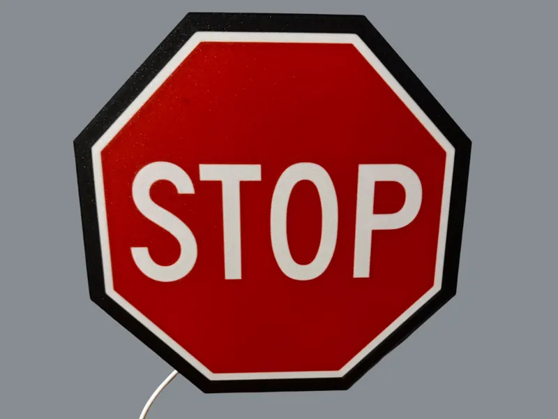 Stop Sign Light Box