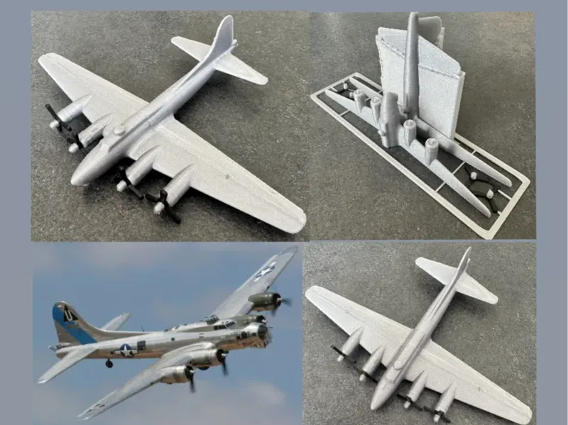 Boeing b-17 kit card