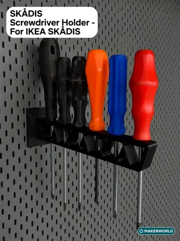 Soporte: SKÅDIS Screwdriver Holder — vista de referencia 2