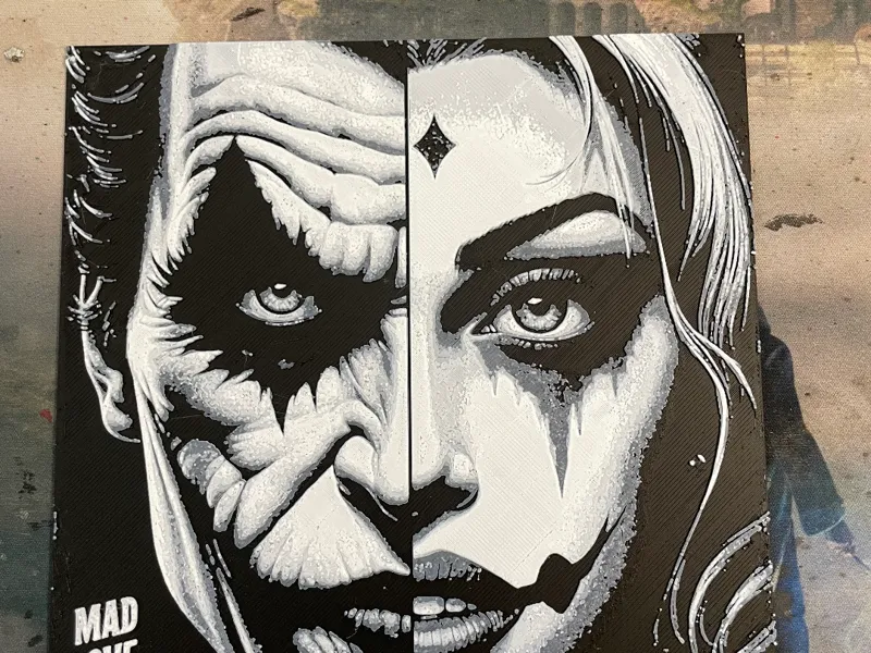 hueforge joket - harley queen batman