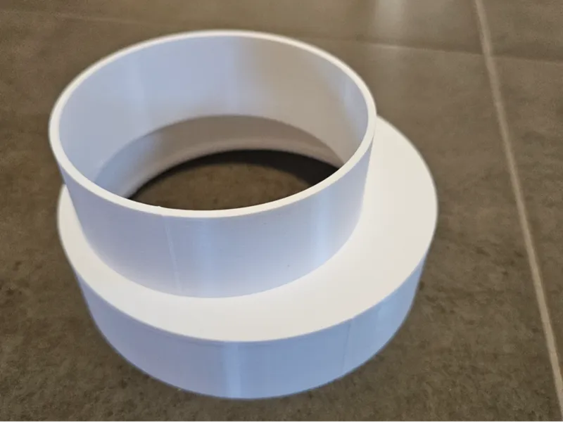 Air conditioning reducer 150mm to 120mm