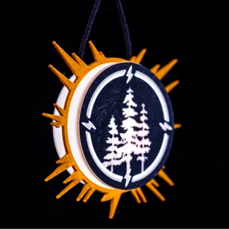 Electric Forest Lightbox Pendant