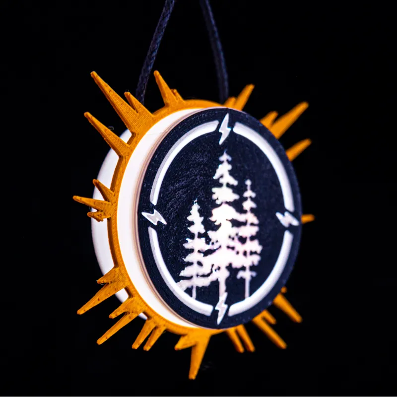 Electric Forest Lightbox Pendant