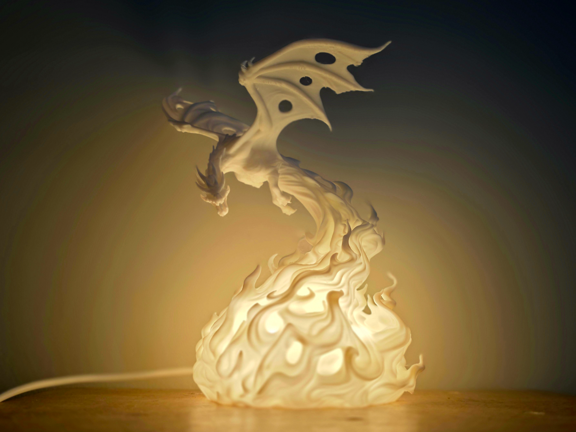 Dragon Fire Lamp 2 - "Emerge" - 1
