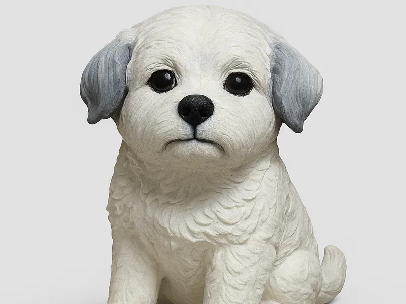 Shih Tzu Puppy Figurine – 3D Print & Paint
