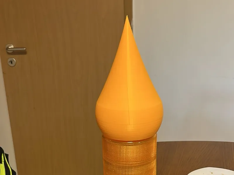 Flamme für Baustellenleuchte