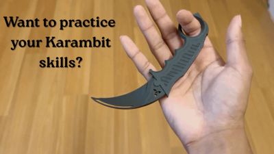 Cool Karambit, Knife Toy, Fun Gadget Gizmo, Quick