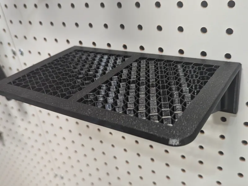 Pegboard Shelf using Sy's Peglock system