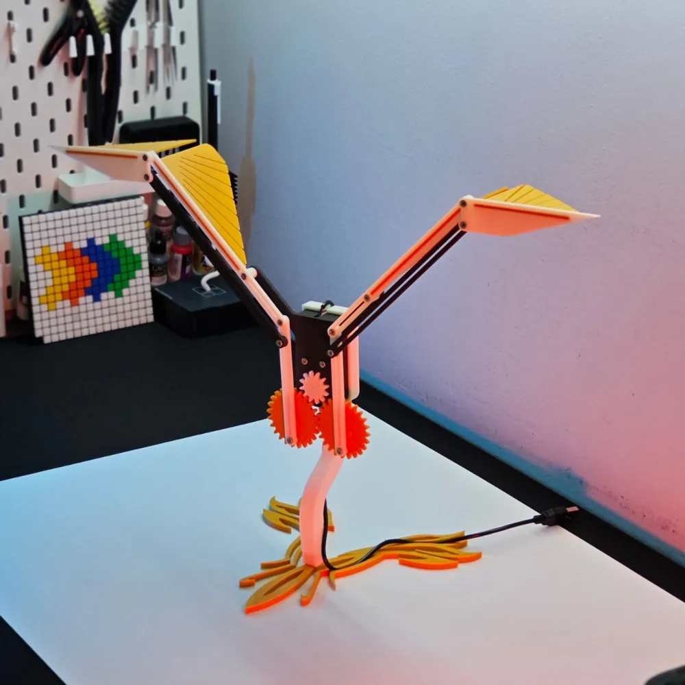 Ornithopter Flapping Mechanisms by 3D Paint Lab MakerWorld: Download ...