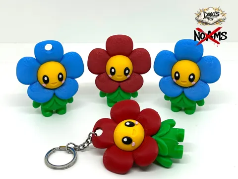Llavero: Little Flower - No AMS - Toy/Keychain — referencia de MakerWorld
