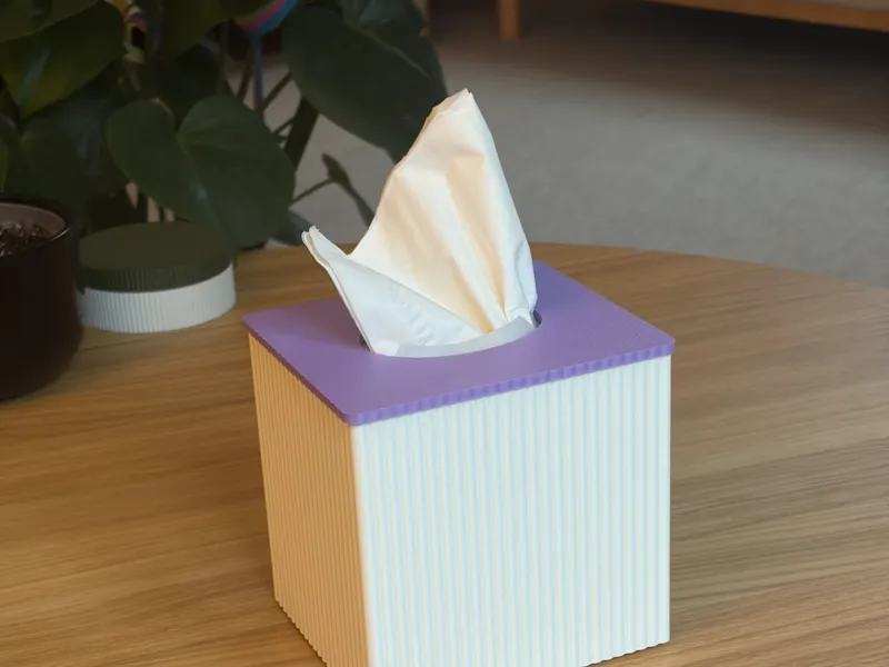 Square (almost) Tissue Box