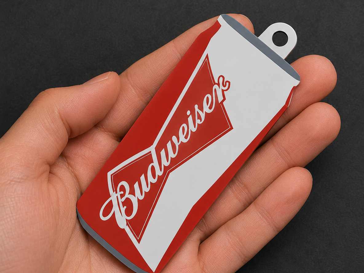Budweiser Abre Latas Llavero destapador de cerveza