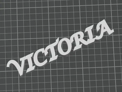 NOME VITORIA PERSONALIZADO