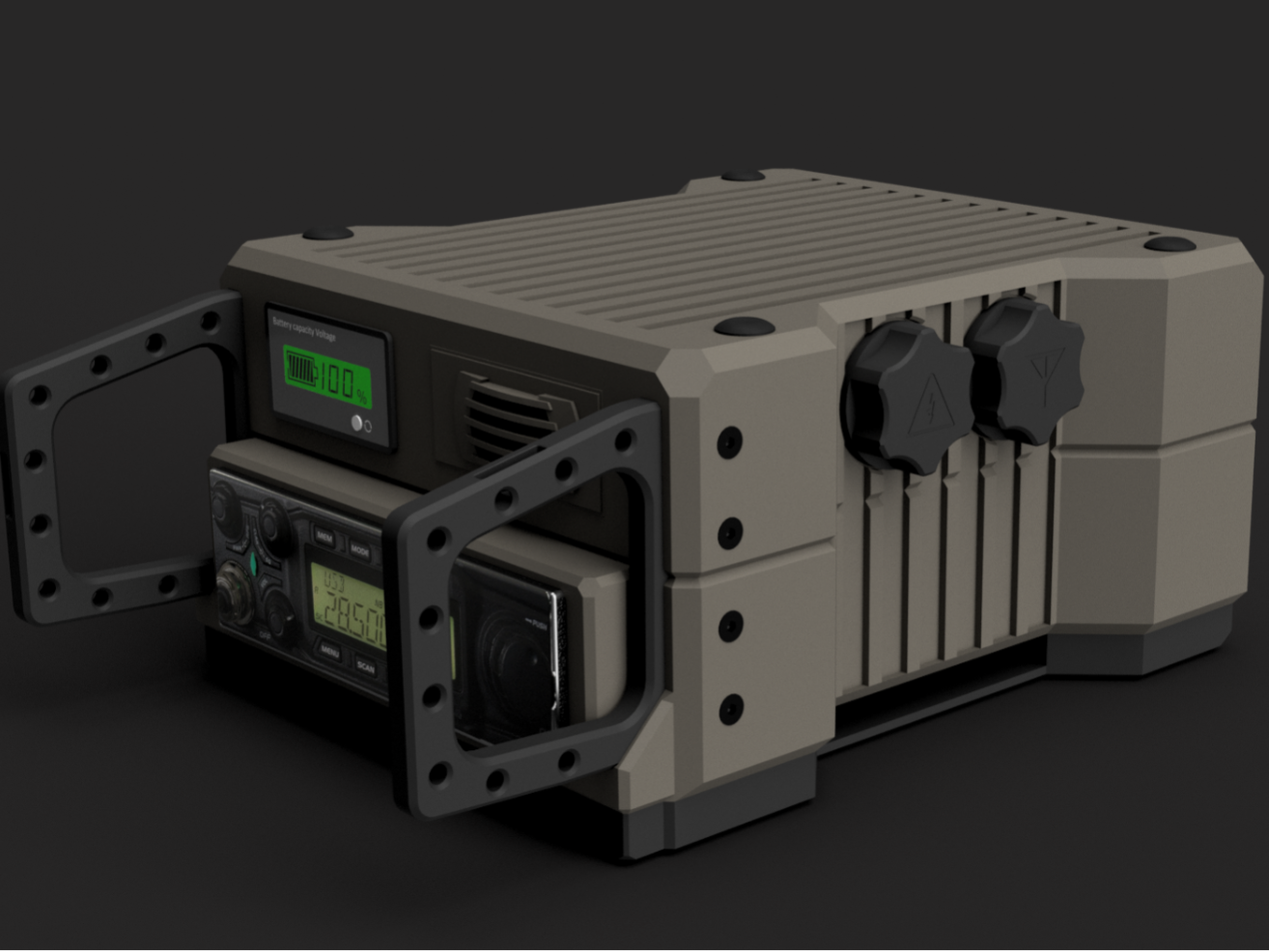 Tactical MOLLE Adapter for QT80 / AT-6666 PRO