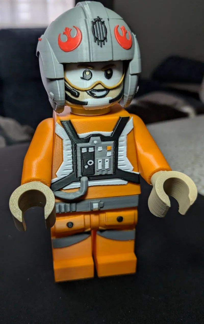 Brick Luke Skywalker as pilot