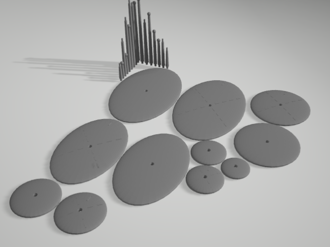 Flight Bases – 15mm to 105x70mm