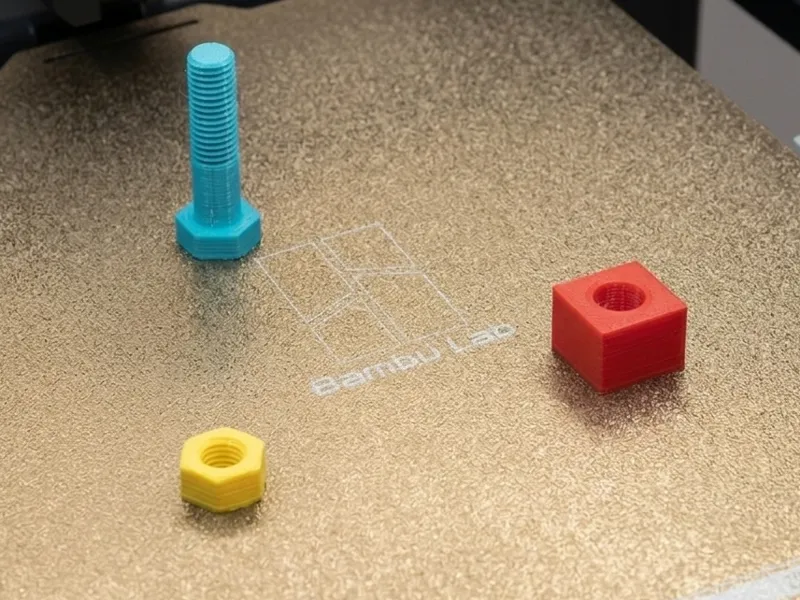 FreeCad Beginner Project: Hexagonal threads print