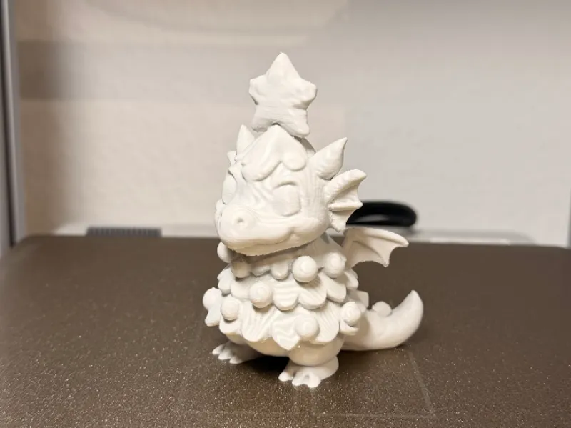 Christmas Tree Dragon – Cute Holiday Figurine