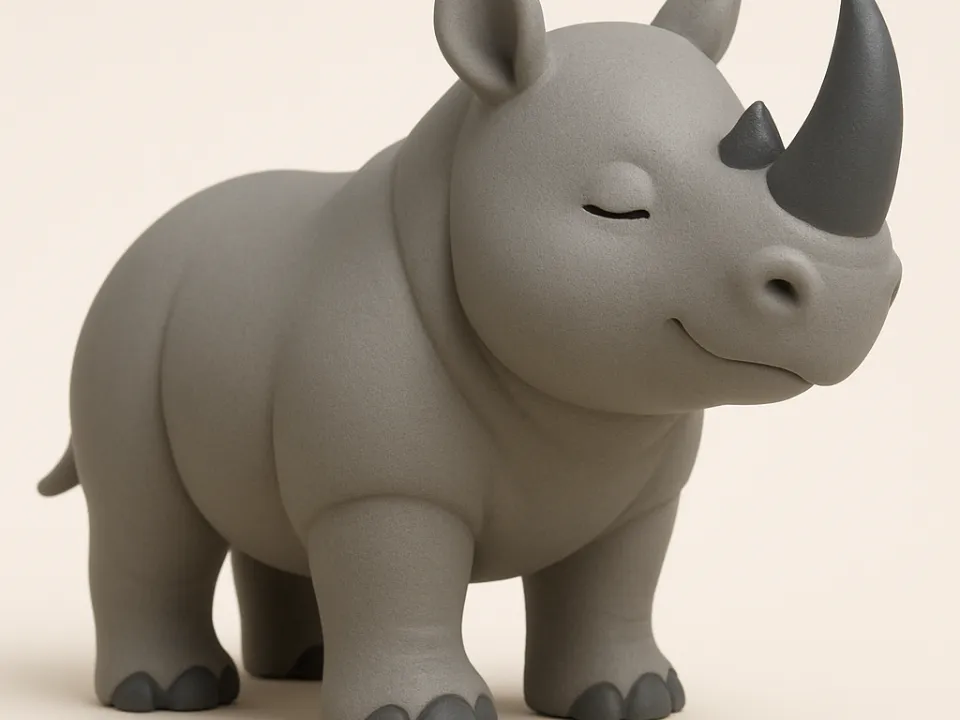 rhino - Free 3D Print Model - MakerWorld