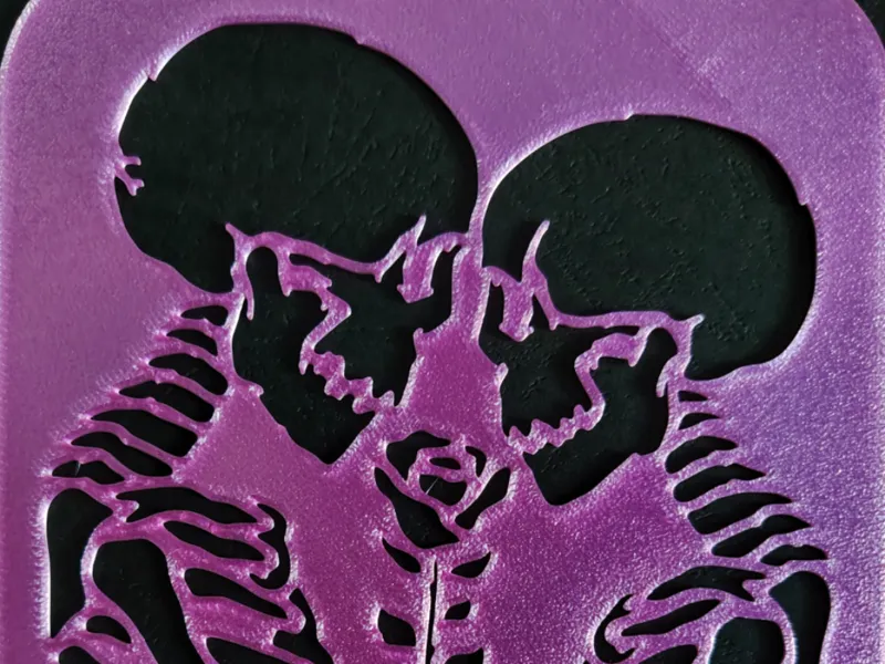 stencil scheletri in love
