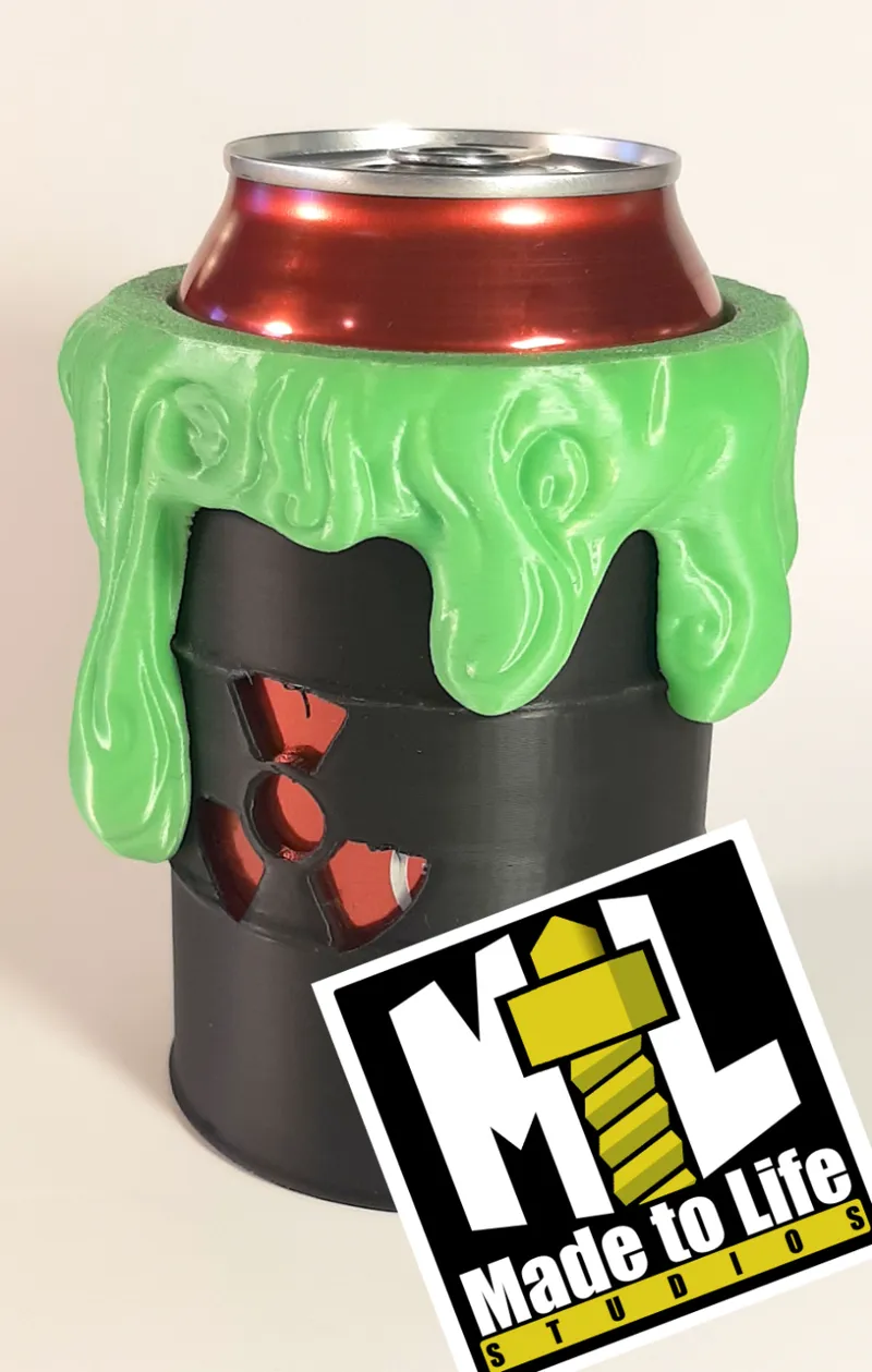 Toxic Ooze Can Koozie