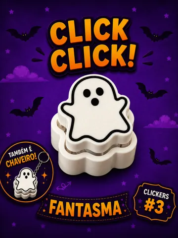 Objeto manipulable: Fantasma Clicker Halloween (Ghost) — vista de referencia 2