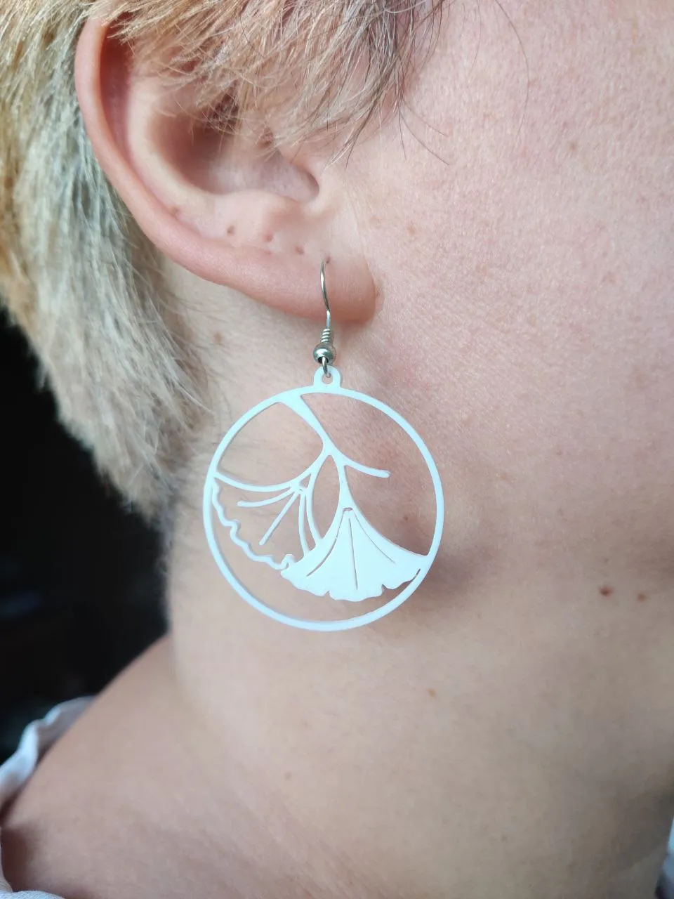Ginkgo Flow Earrings view 3