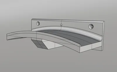 Wall mount for vacuum cleaner hose or other hoses