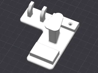 Hair straightener holder