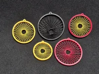 Boucles d'oreilles fil rondes — photo 3