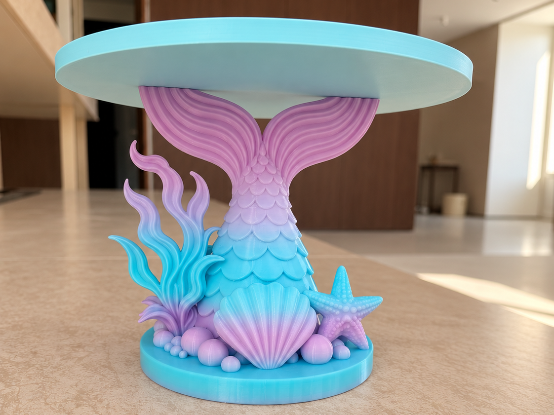 Mermaid Tail Cake Stand – Under the Sea Collection - 1