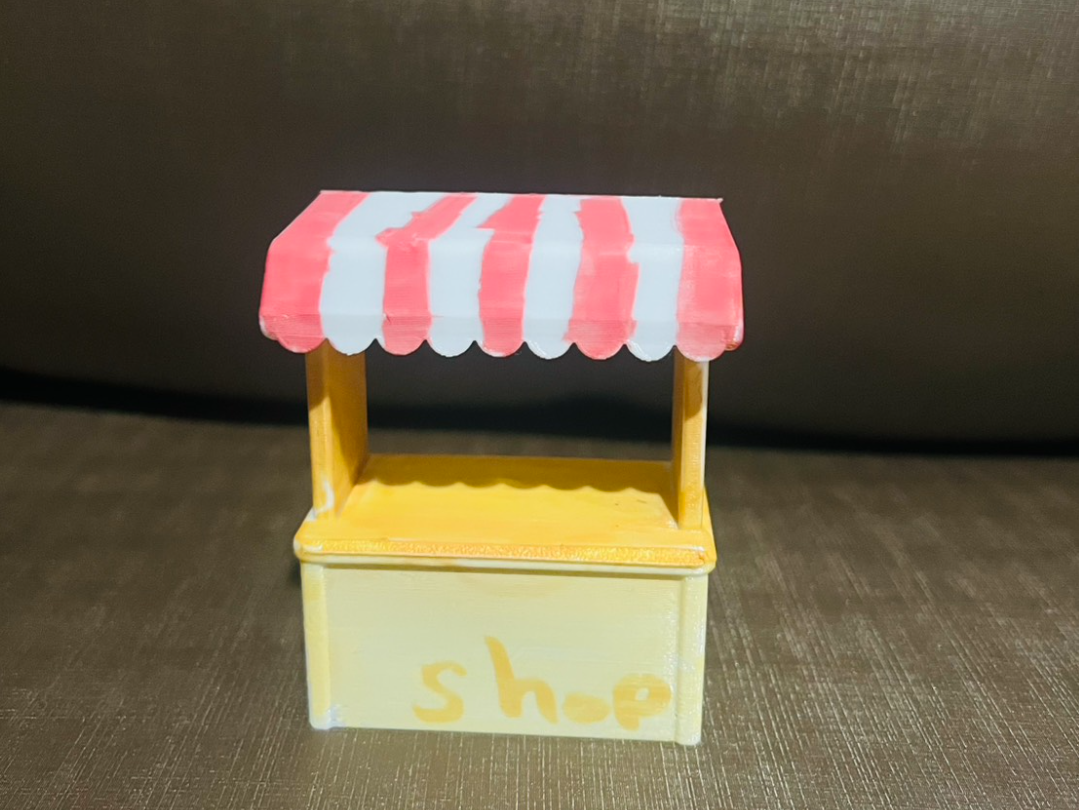 Mini Market Booth Display Stand