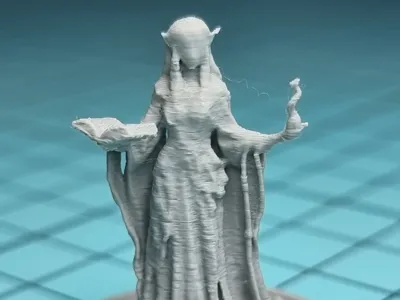 Lineva - DnD - Elf mage or cleric