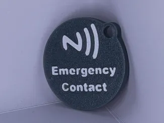 NFC Emergency Contact NFC Tag