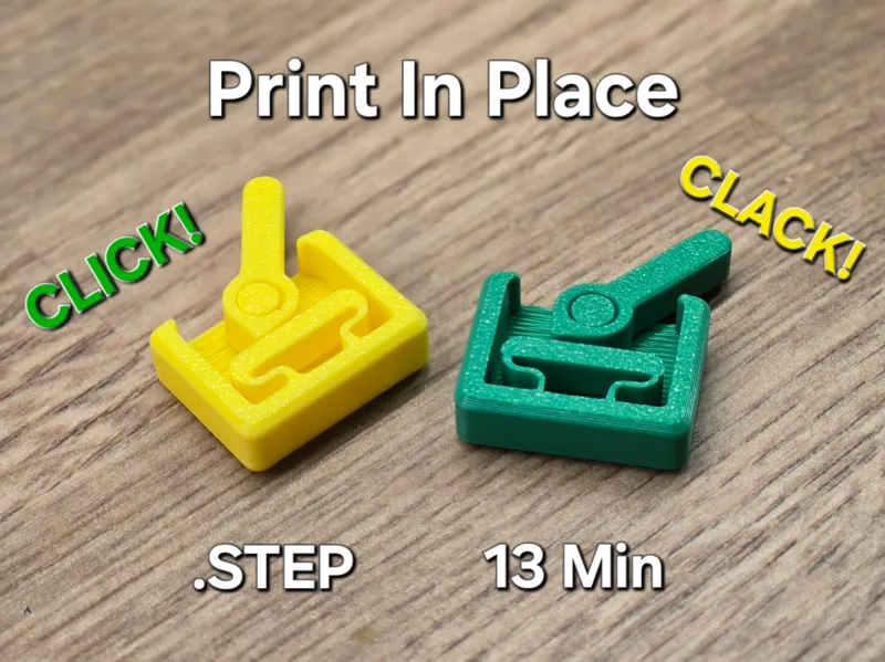 Mini Lever Fidget With .STEP File!